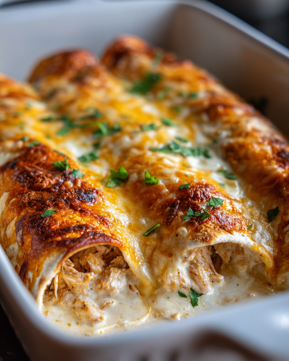 Creamy Chicken Enchiladas - detail 4