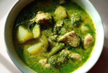Creamy Chicken Pesto Soup