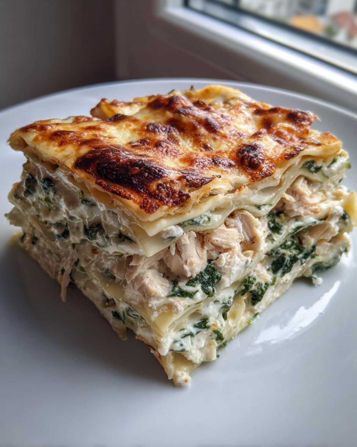Creamy Chicken and Spinach Lasagna - detail 1
