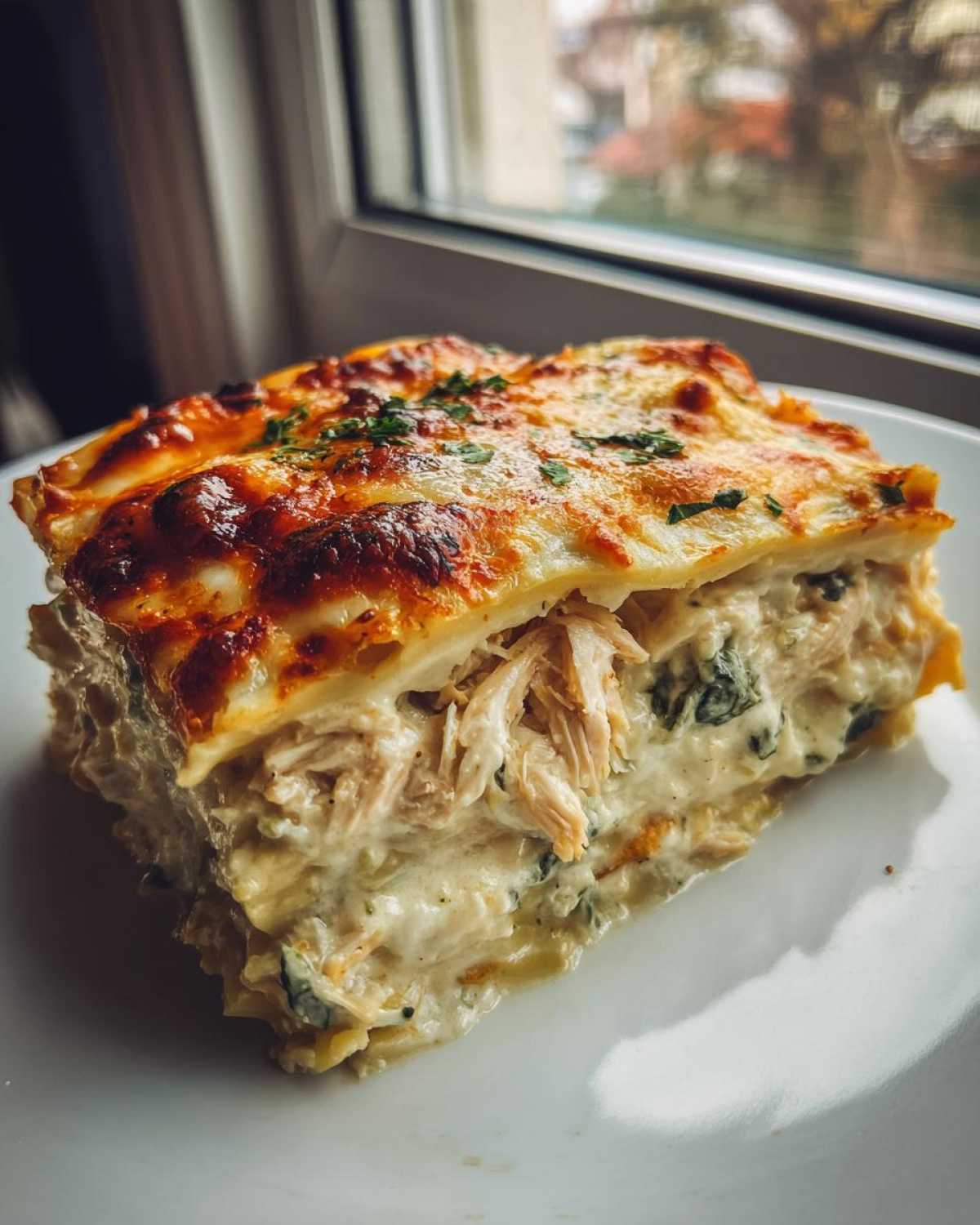 Creamy Chicken and Spinach Lasagna - detail 3