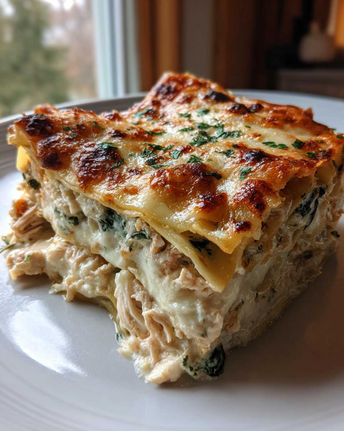 Creamy Chicken and Spinach Lasagna - detail 4