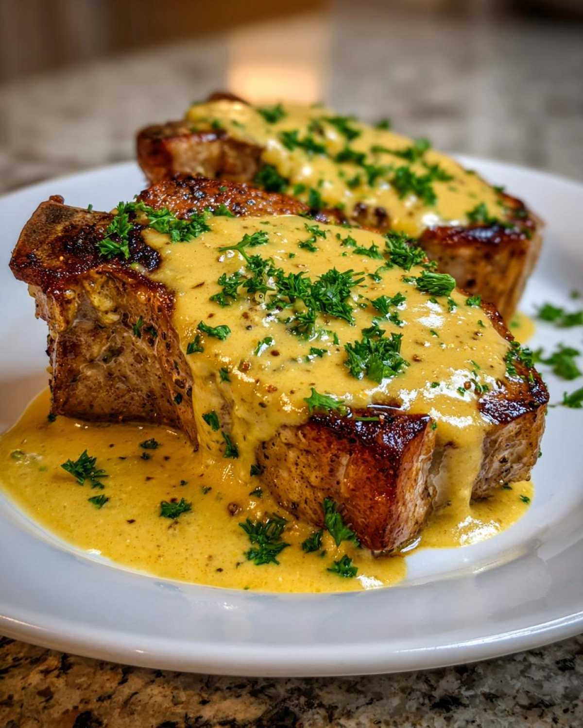 Creamy Dijon Pork Chops - detail 2