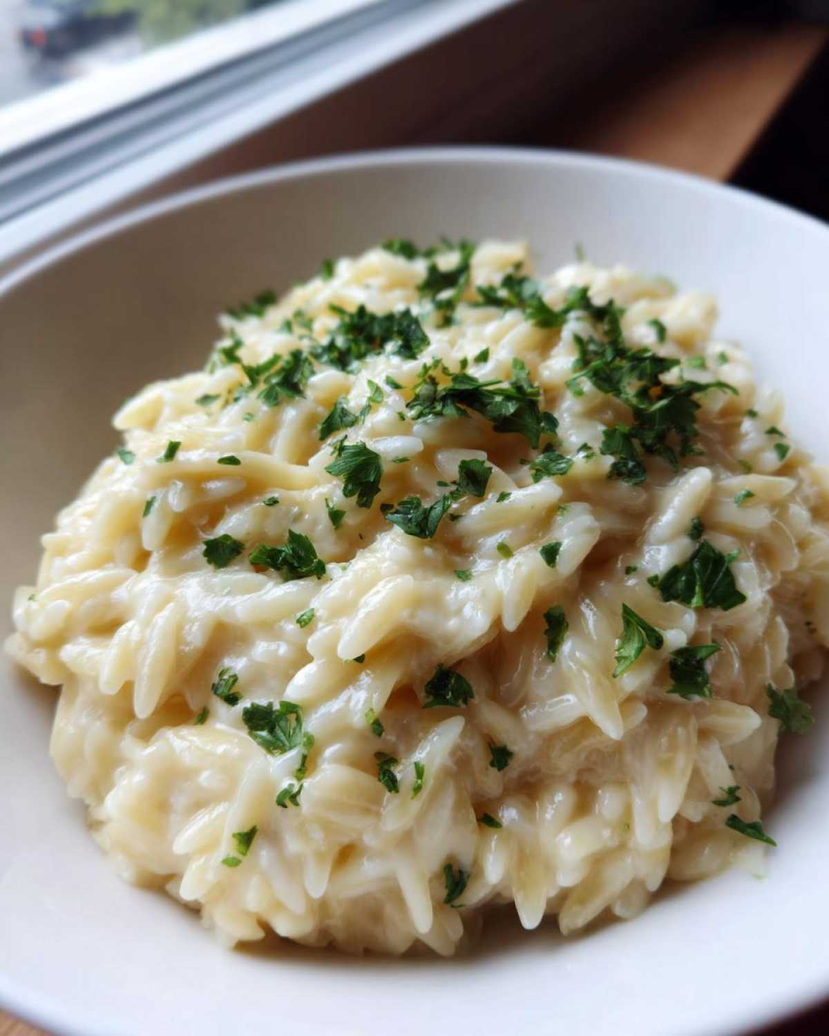 Creamy Garlic Parmesan Orzo - detail 1