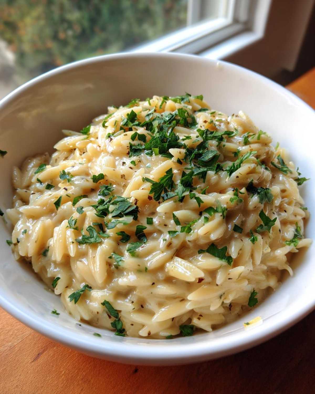 Creamy Garlic Parmesan Orzo - detail 3