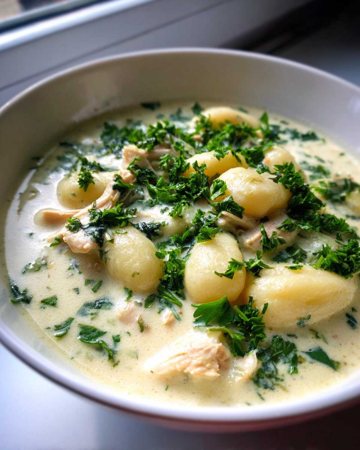 Creamy Gnocchi Chicken Soup - detail 2