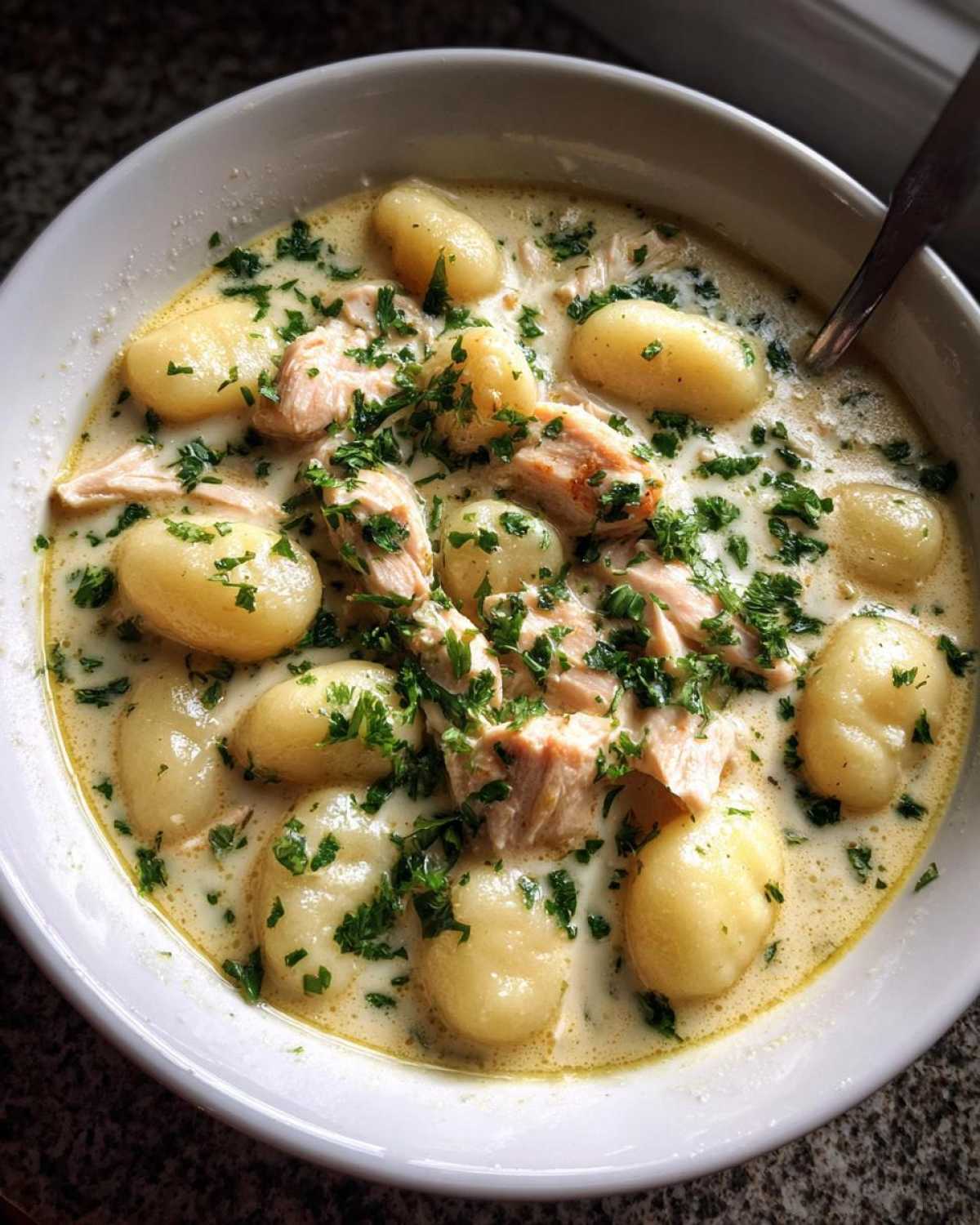 Creamy Gnocchi Chicken Soup - detail 4