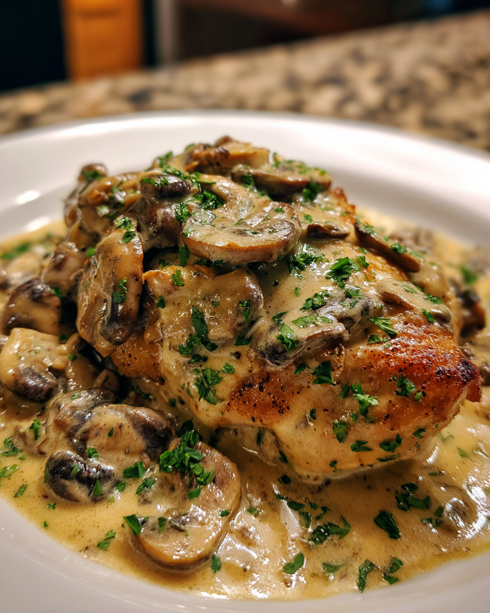 Creamy Mushroom Chicken Thighs - detail 1