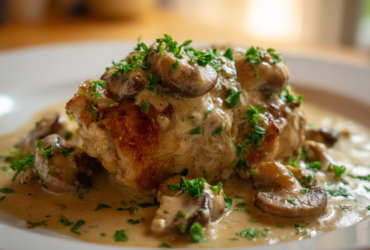 Creamy Mushroom Chicken Thighs