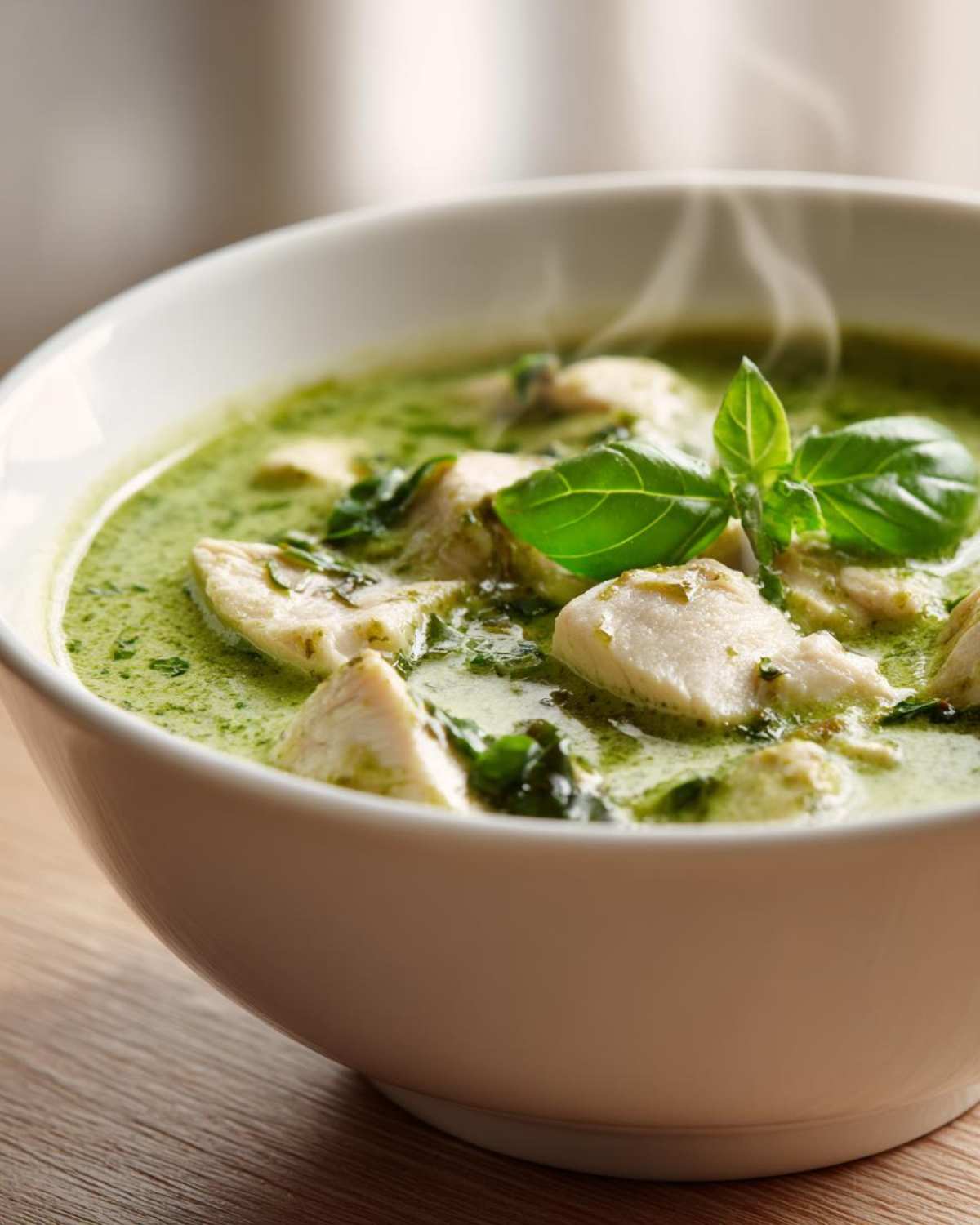 Creamy Pesto Chicken Soup - detail 4