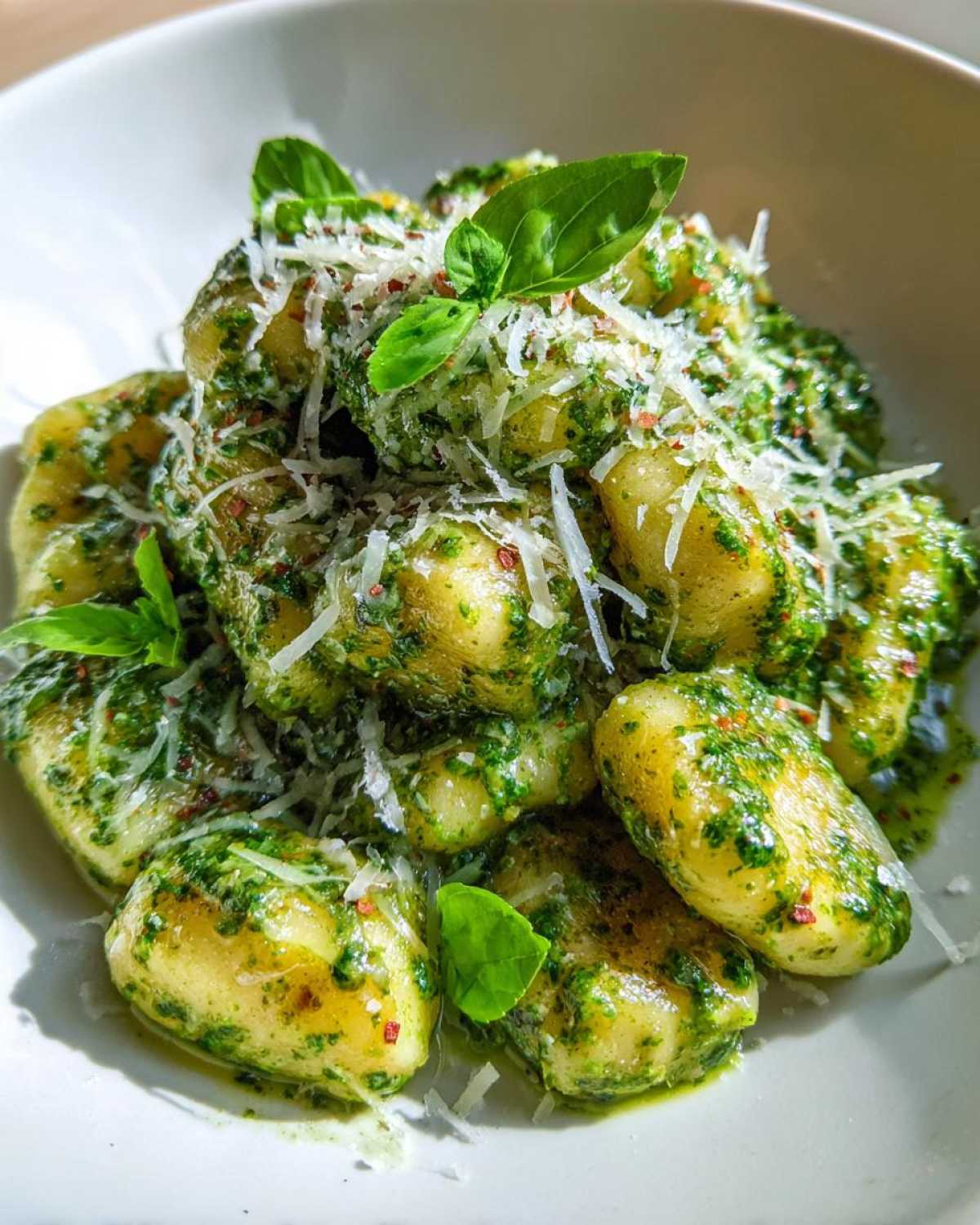 Creamy Pesto Gnocchi - detail 2