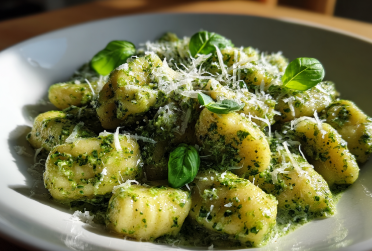 Creamy Pesto Gnocchi
