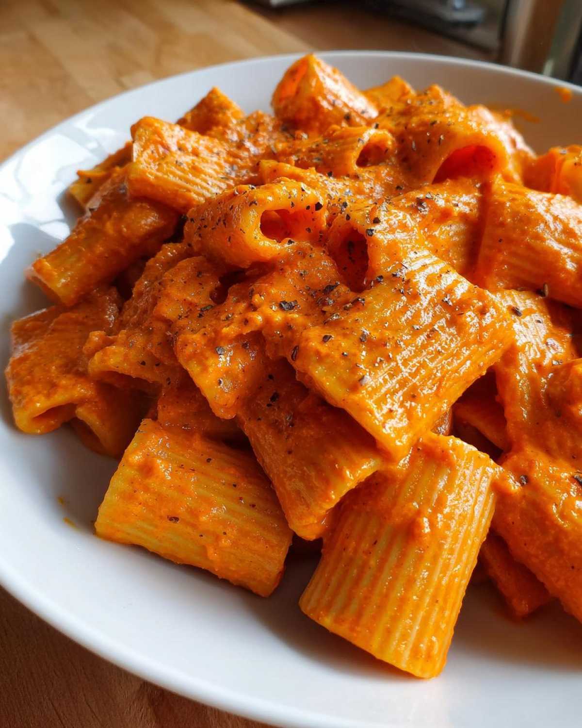 Creamy Roasted Red Pepper Pasta - detail 1