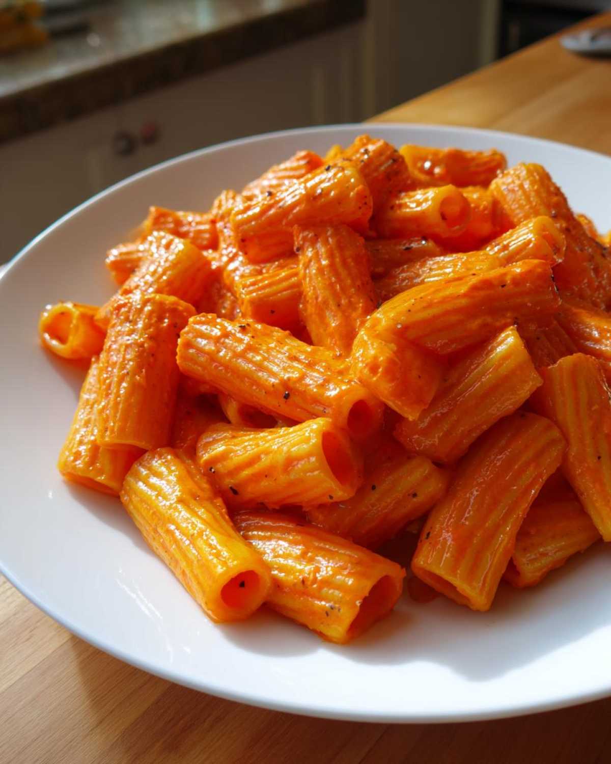 Creamy Roasted Red Pepper Pasta - detail 4