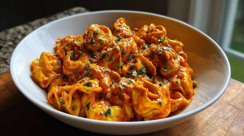 Creamy Tomato Tortellini Skillet