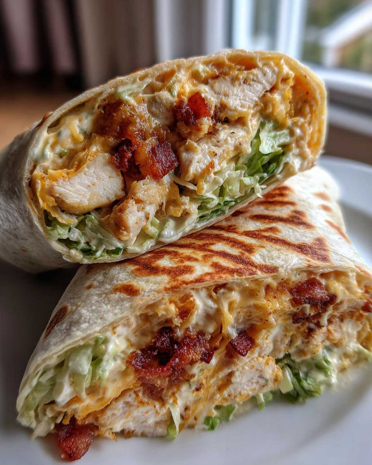 Crispy Chicken Bacon Ranch Wraps - detail 1