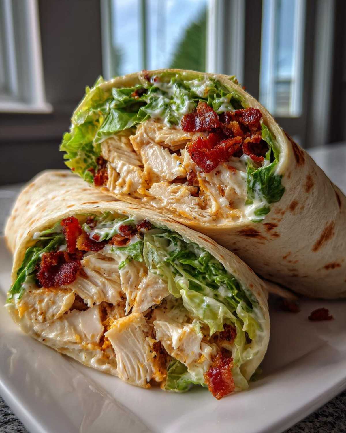 Crispy Chicken Bacon Ranch Wraps - detail 3