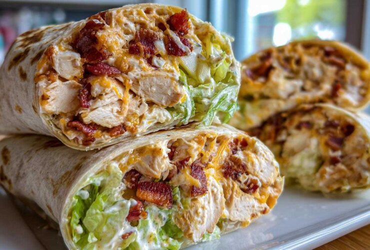 Crispy Chicken Bacon Ranch Wraps