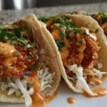 Crispy Chicken Tacos with a Secret Sauce