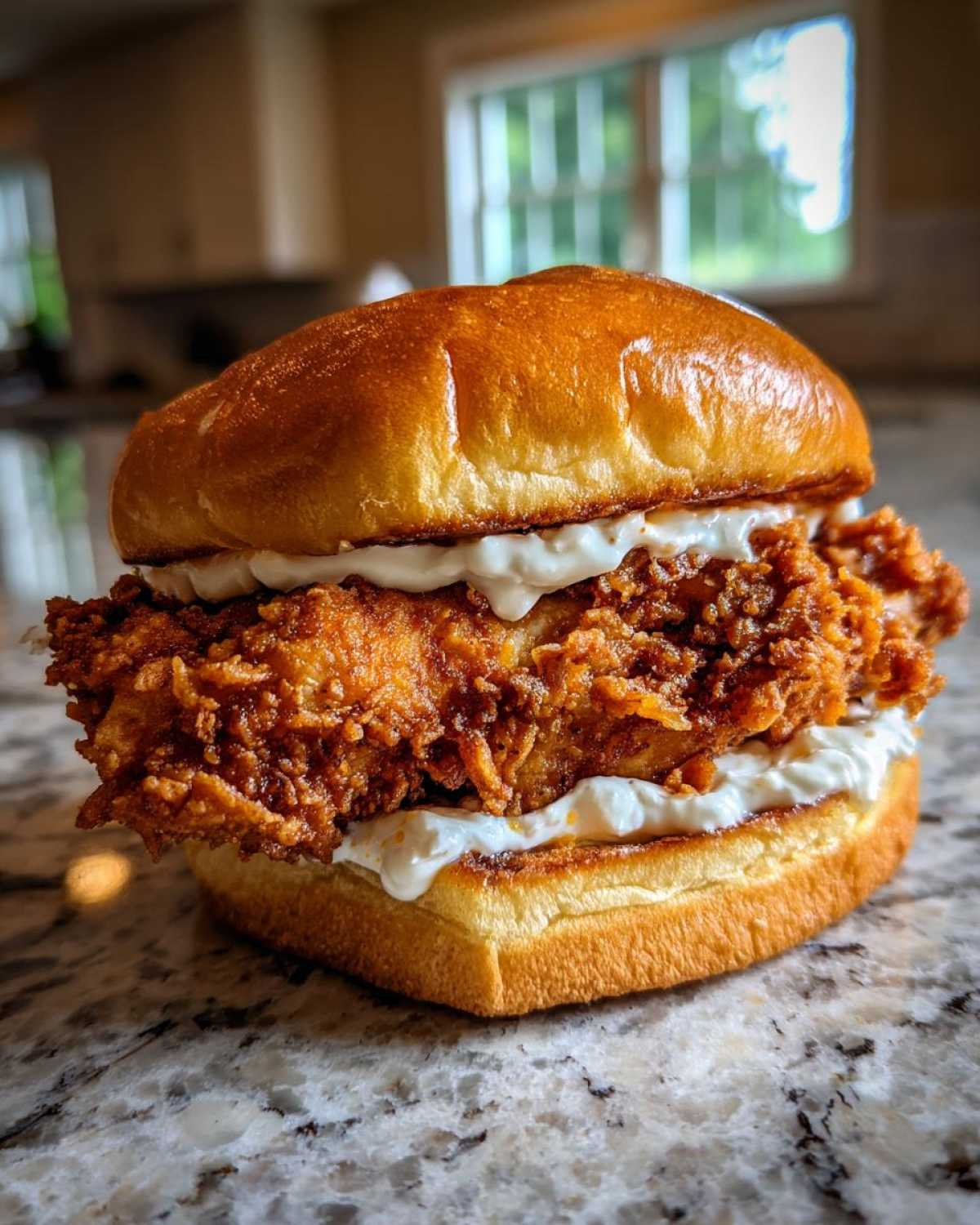 Crispy Garlic Chicken Sandwich - detail 1