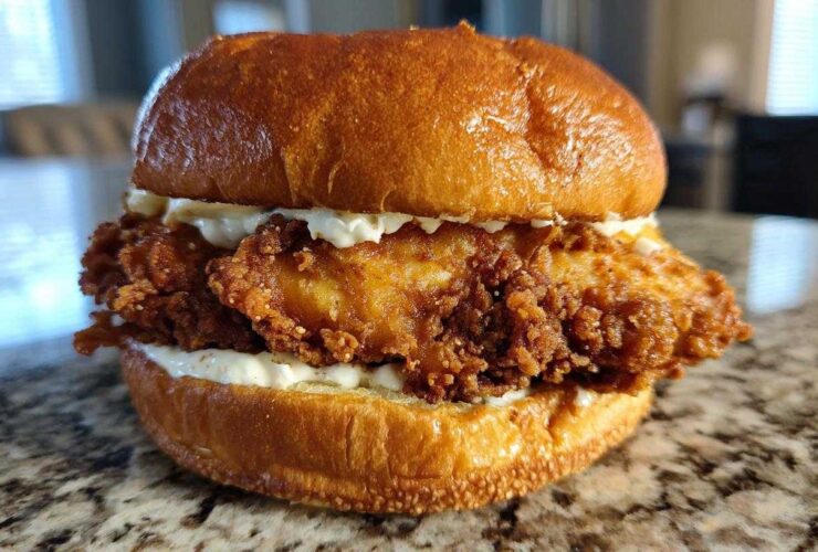 Crispy Garlic Chicken Sandwich
