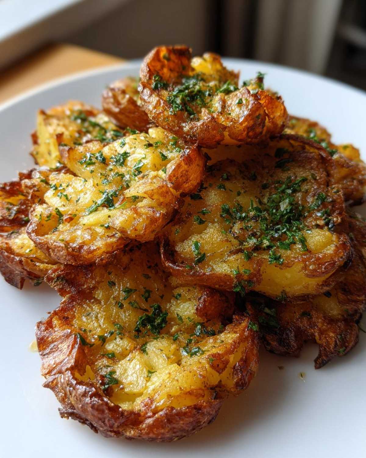 Crispy Garlic Smashed Potatoes - detail 3