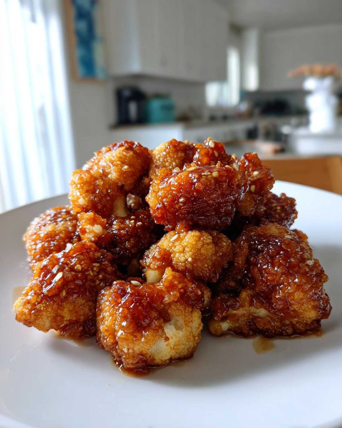 Crispy Honey Garlic Cauliflower Bites - detail 1