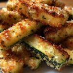 Crispy Parmesan Zucchini Fries