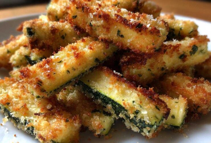 Crispy Parmesan Zucchini Fries