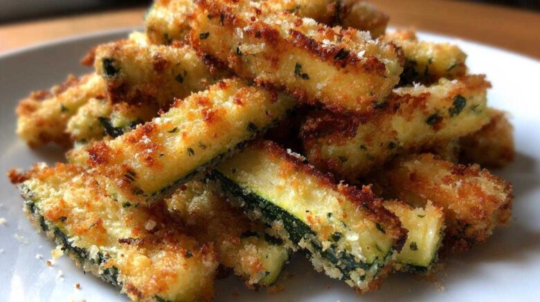 Crispy Parmesan Zucchini Fries