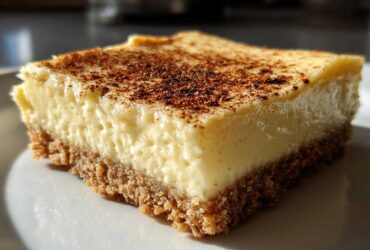 Eggnog Cheesecake Bars to Impress a Crowd