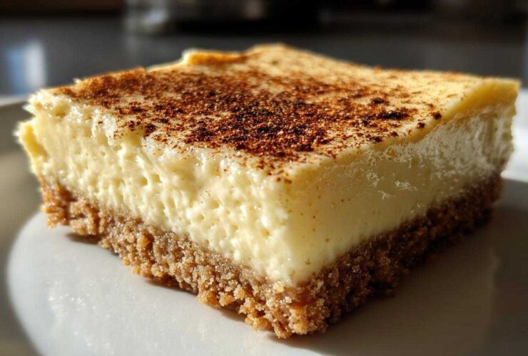 Eggnog Cheesecake Bars to Impress a Crowd