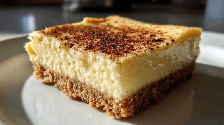 Eggnog Cheesecake Bars to Impress a Crowd