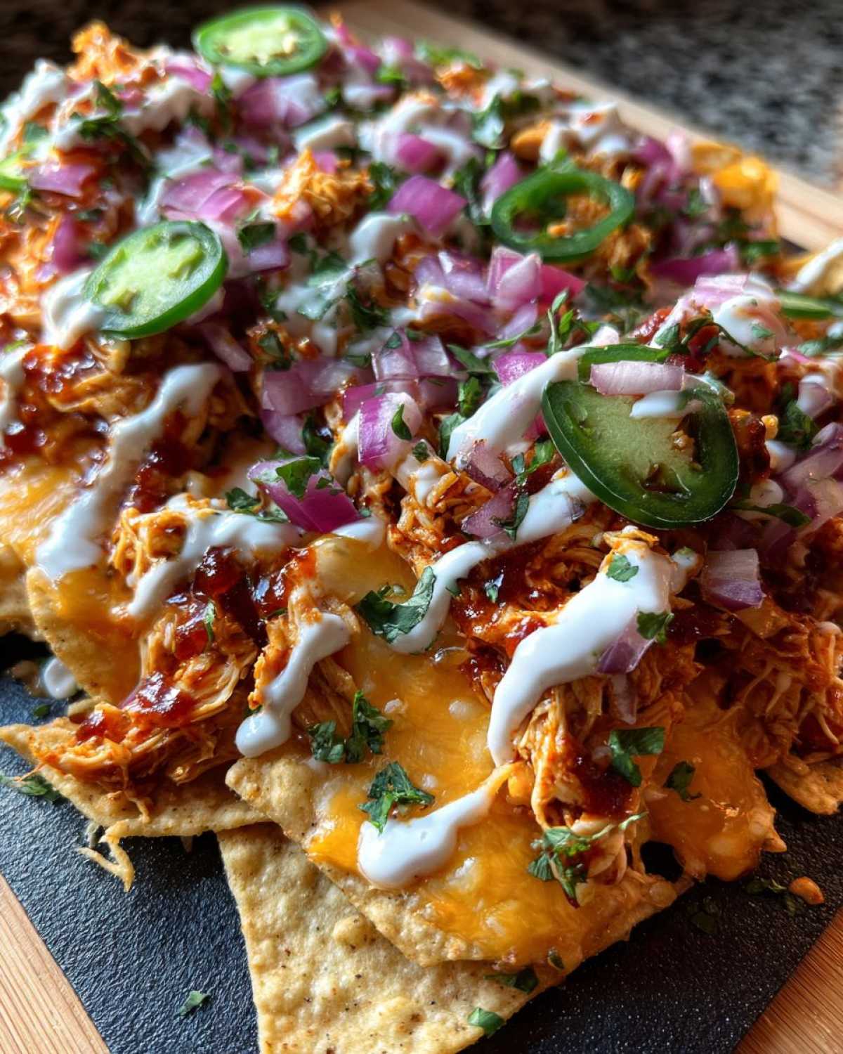 Firecracker Chicken Nachos - detail 1