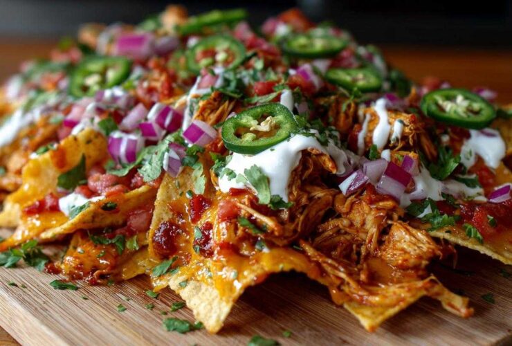 Firecracker Chicken Nachos