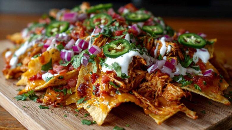 Firecracker Chicken Nachos