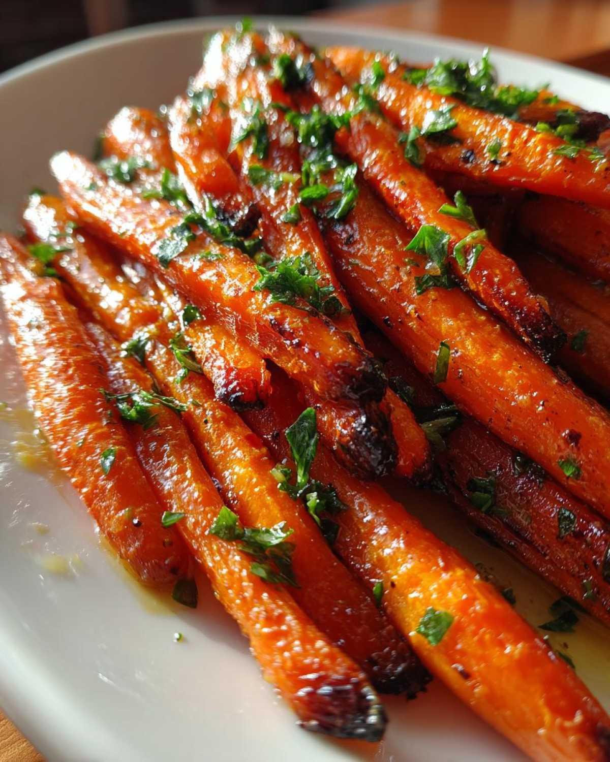 Garlic Butter Roasted Carrots - detail 3