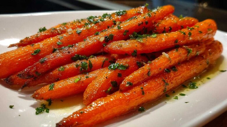 Garlic Butter Roasted Carrots