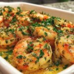 Garlic Butter Shrimp Scampi Bake
