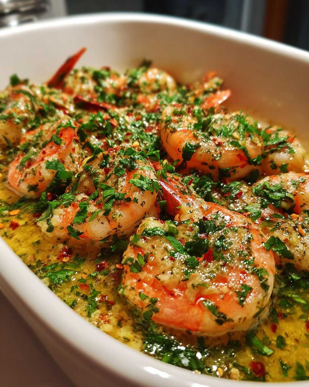 Garlic Butter Shrimp Scampi Bake - detail 2