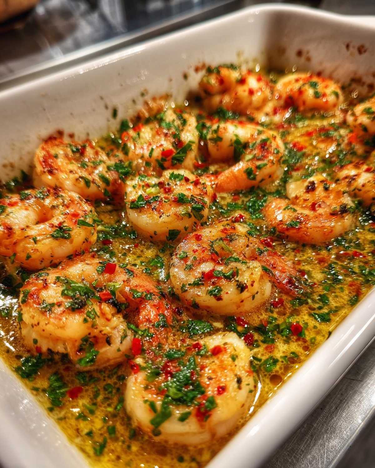 Garlic Butter Shrimp Scampi Bake - detail 3