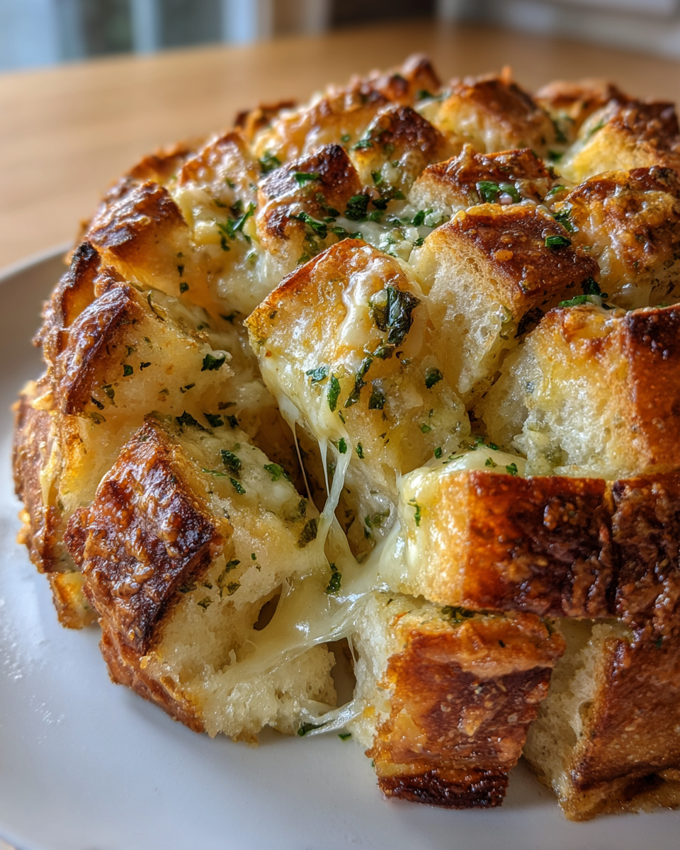Garlic Herb Pull-Apart Bread - detail 1
