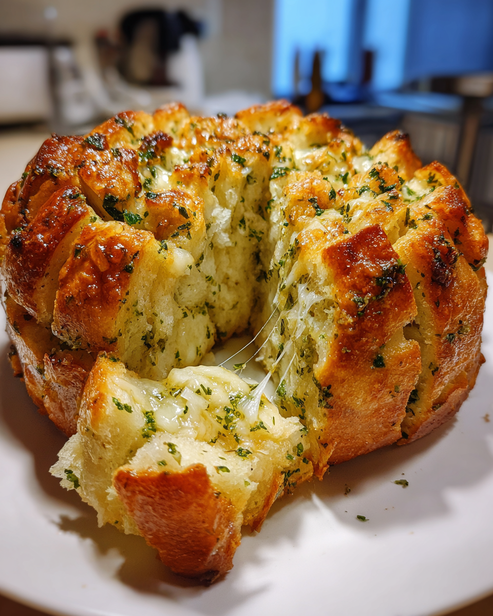 Garlic Herb Pull-Apart Bread - detail 3