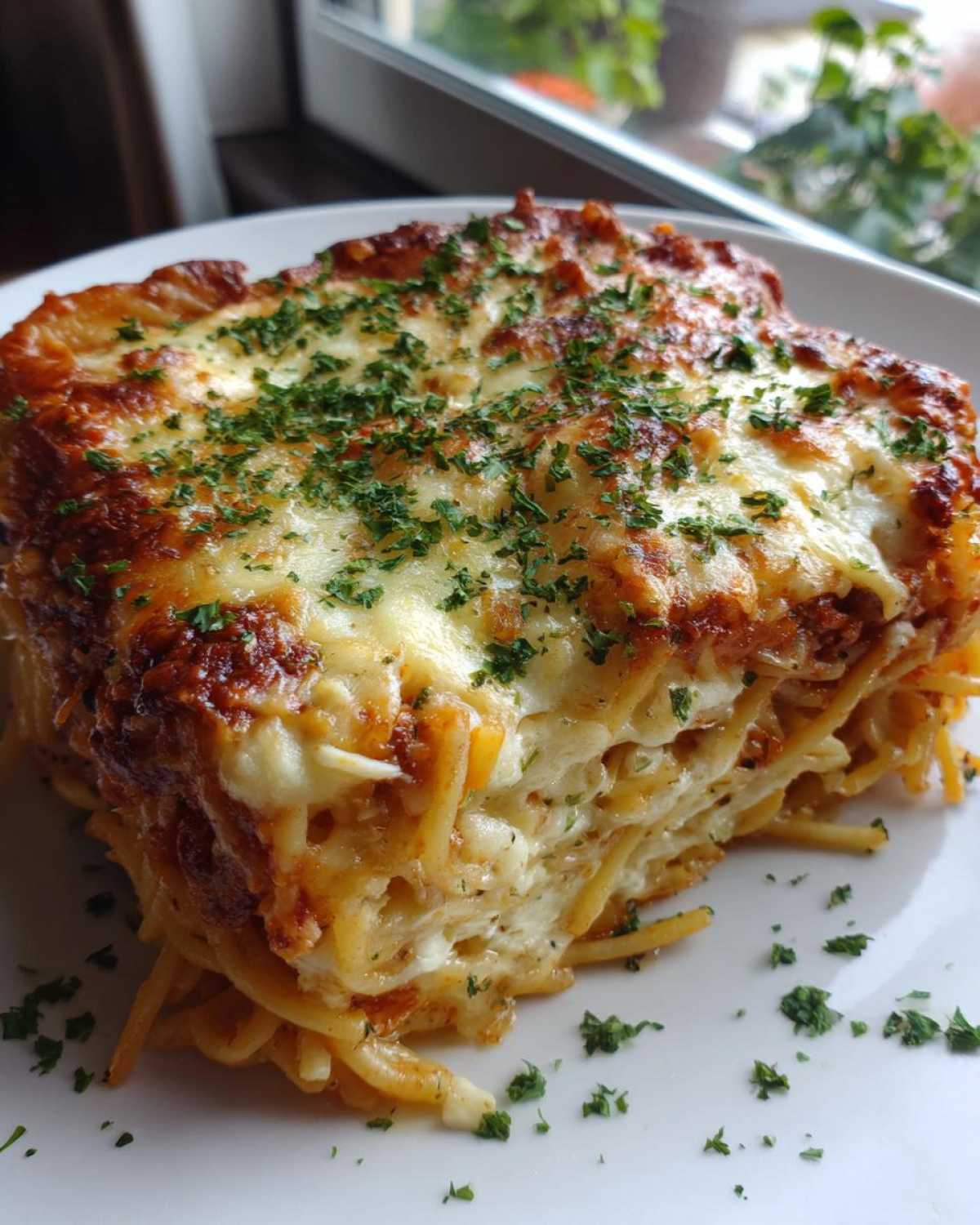 Garlic Parmesan Spaghetti Bake - detail 1