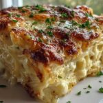 Garlic Parmesan Spaghetti Bake