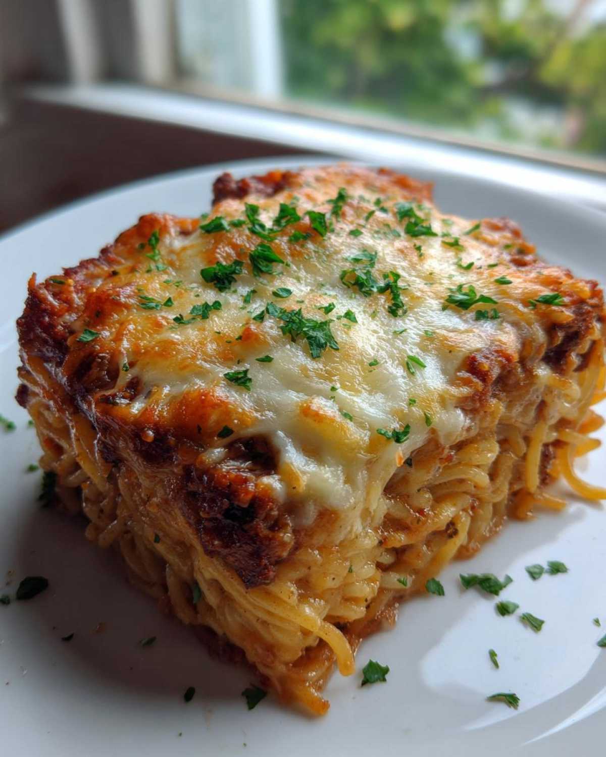 Garlic Parmesan Spaghetti Bake - detail 2