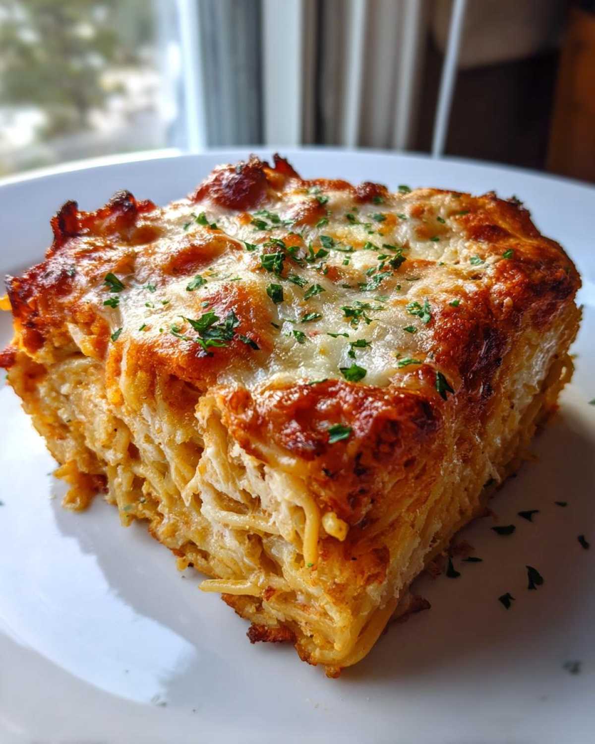 Garlic Parmesan Spaghetti Bake - detail 3