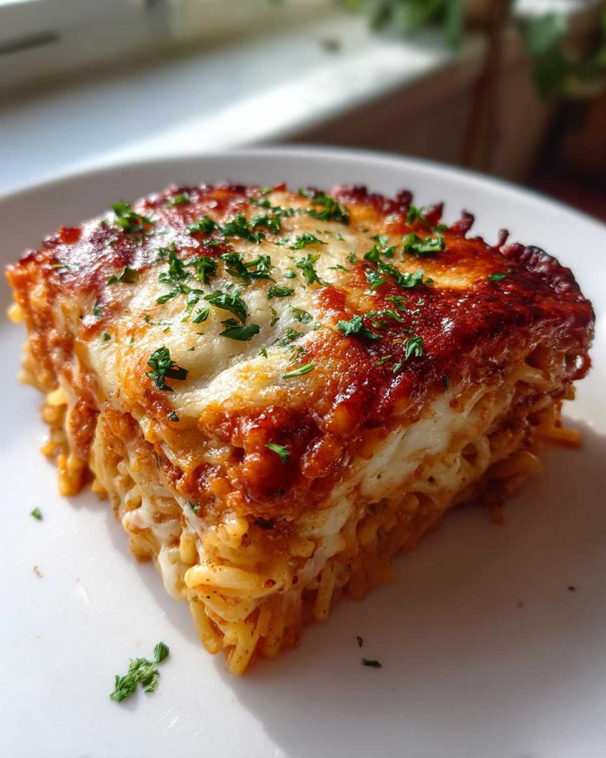 Garlic Parmesan Spaghetti Bake - detail 4