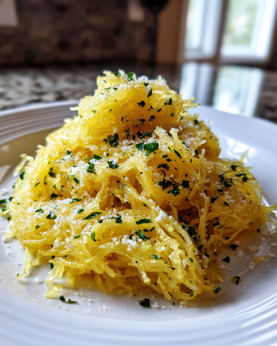 Garlic Parmesan Spaghetti Squash - detail 1