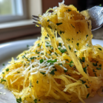 Garlic Parmesan Spaghetti Squash