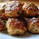 Garlic Parmesan Turkey Meatballs